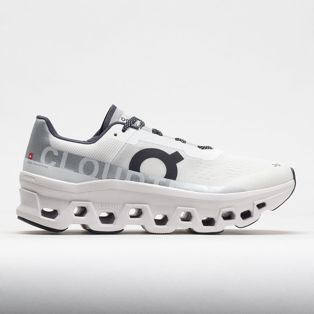 Men's On Cloudmonster, Undyed-White/White, 10 D Medium