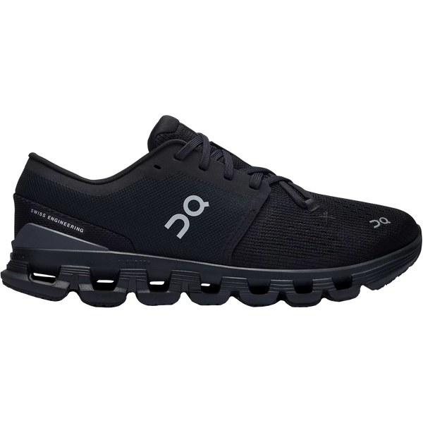 Women's On Cloud X 4, Black/Eclipse, 8.5 B Medium