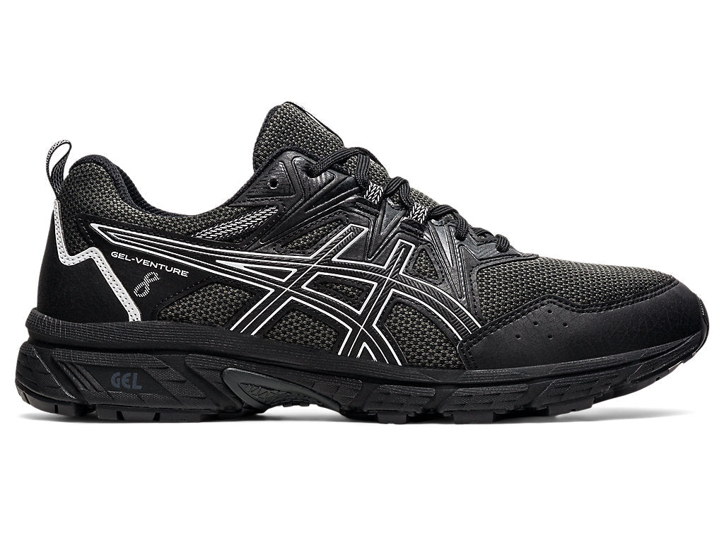 Men's Asics Gel-Venture 8, Black/Black, 12 D Medium
