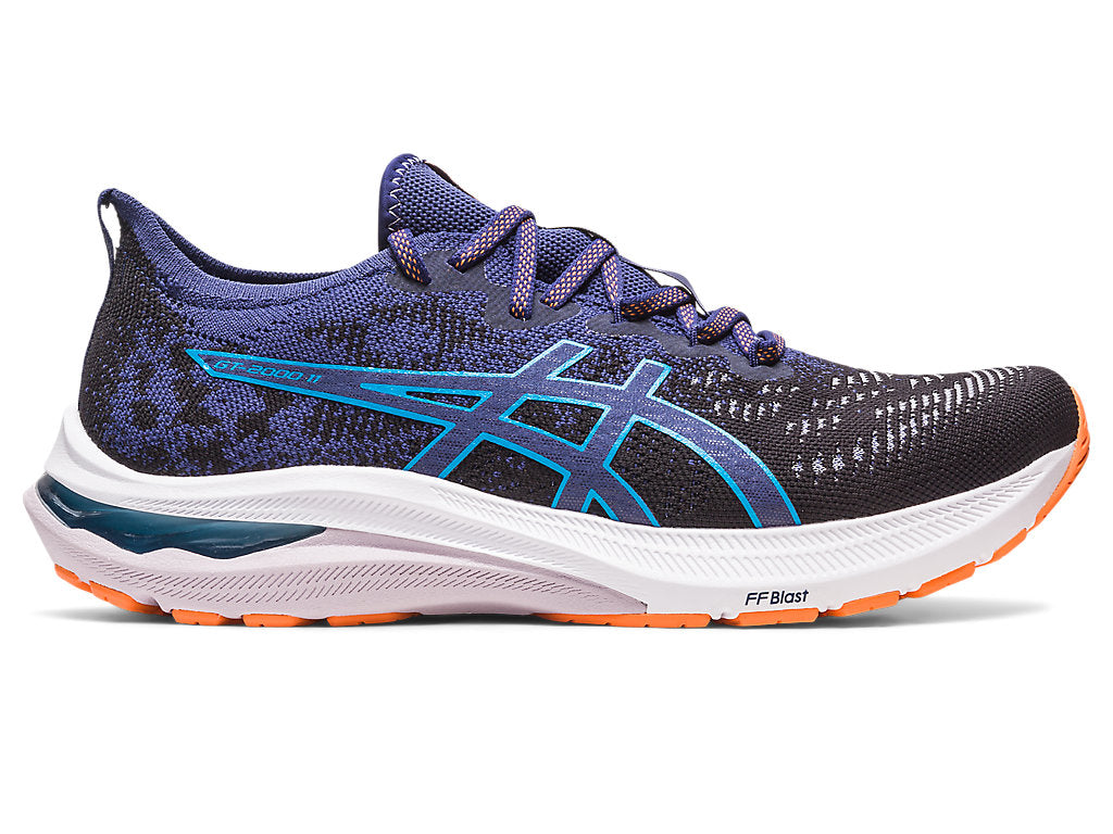 Men's Asics GT-2000 11, Black/Indigo Blue, 10.5 D Medium