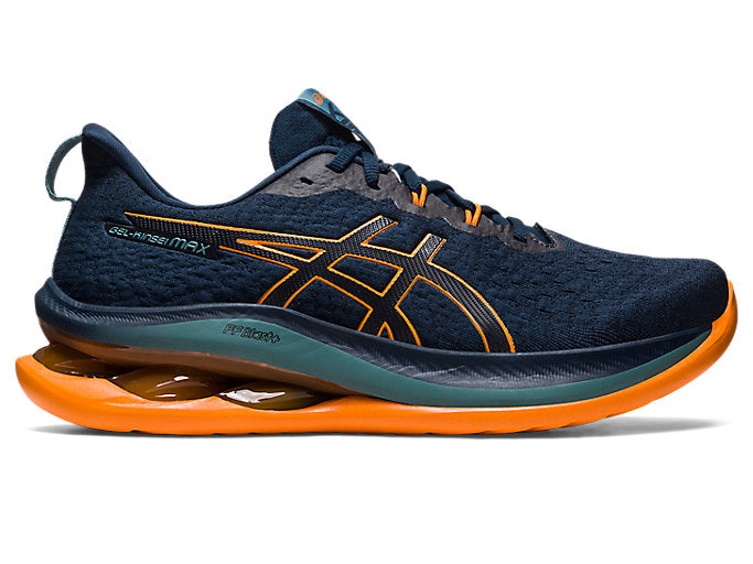 Men's Asics Gel-Kinsei Max, French Blue/Bright Orange, 15 D Medium