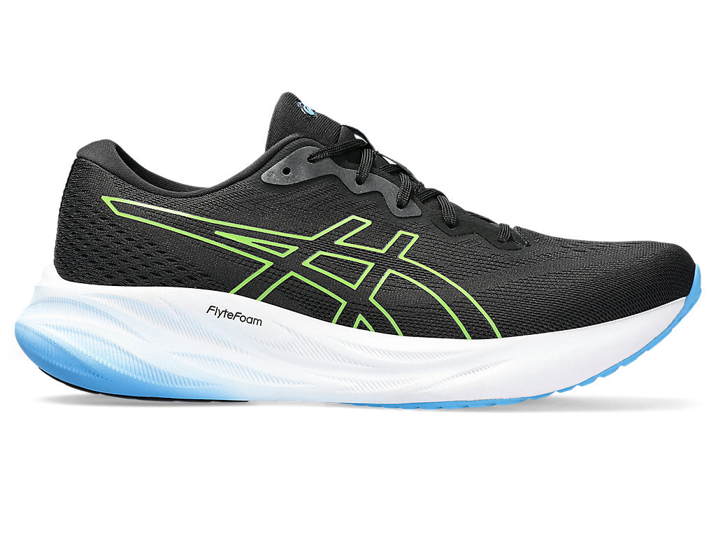 Men's Asics Gel-Pulse 15, Black/Electric Lime, 11.5 D Medium