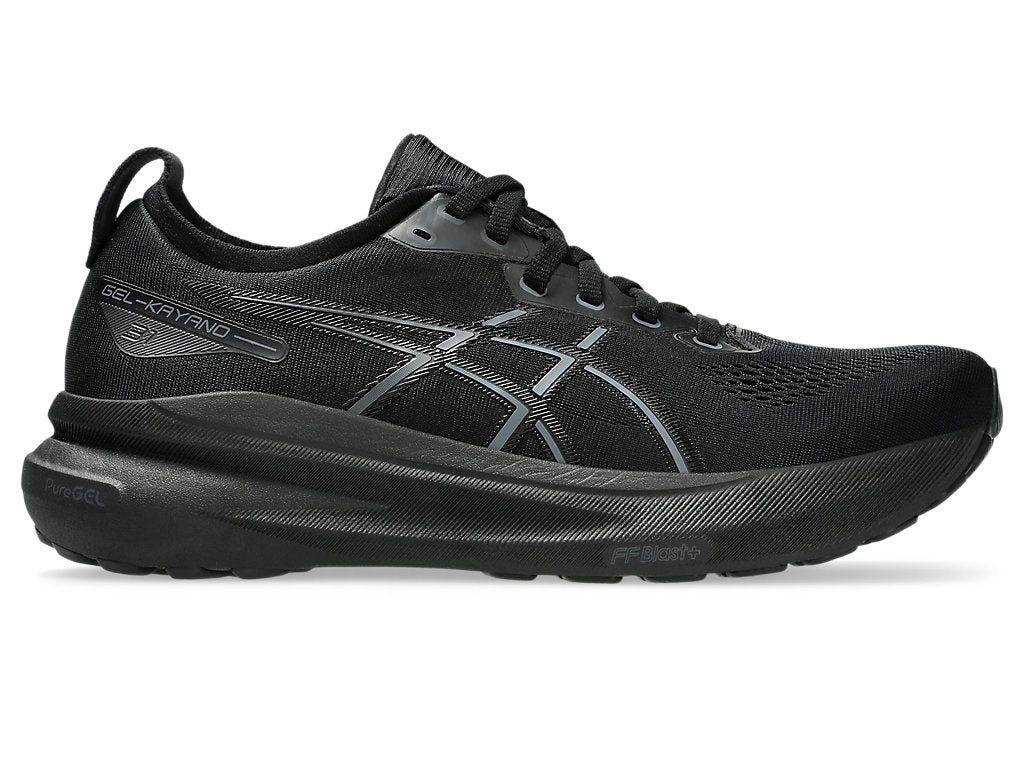 Men's Asics GEL-Kayano 31, Black/Black, 8.5 D Medium