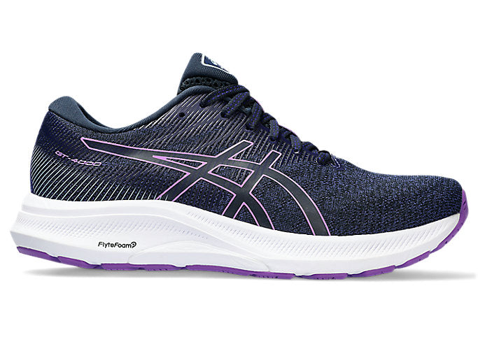 Women's Asics Gt-4000 3, French Blue/Cyber Grape, 10 D Wide
