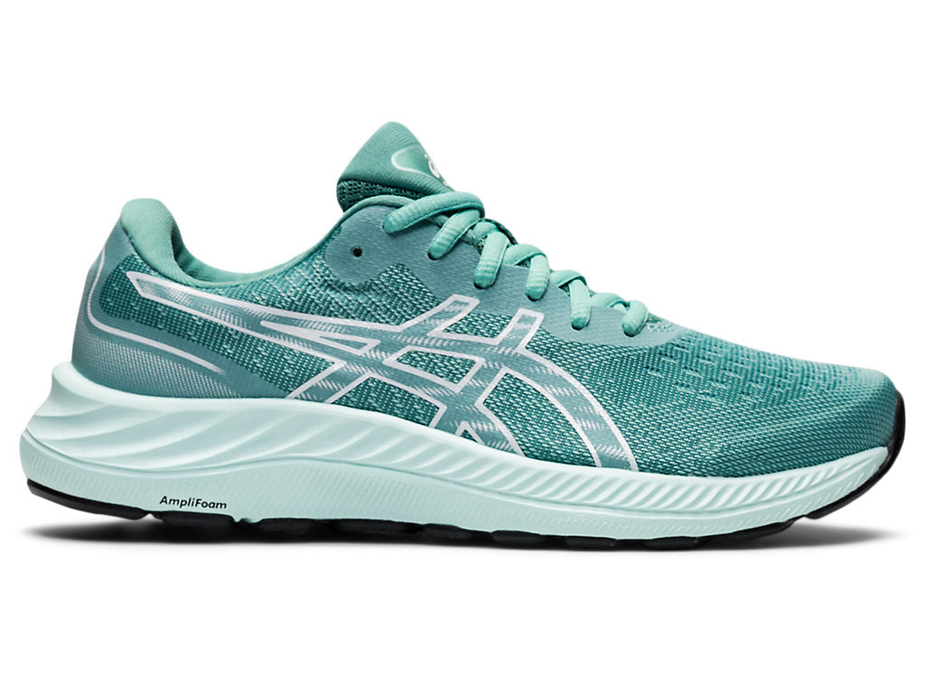 Women's Asics Gel-Excite 9, Oasis Green/White, 7.5 B Medium