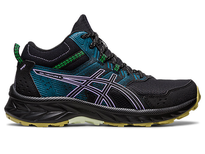Women's Asics Gel-Venture 9 Mt, Black/Digital Violet, 7 B Medium