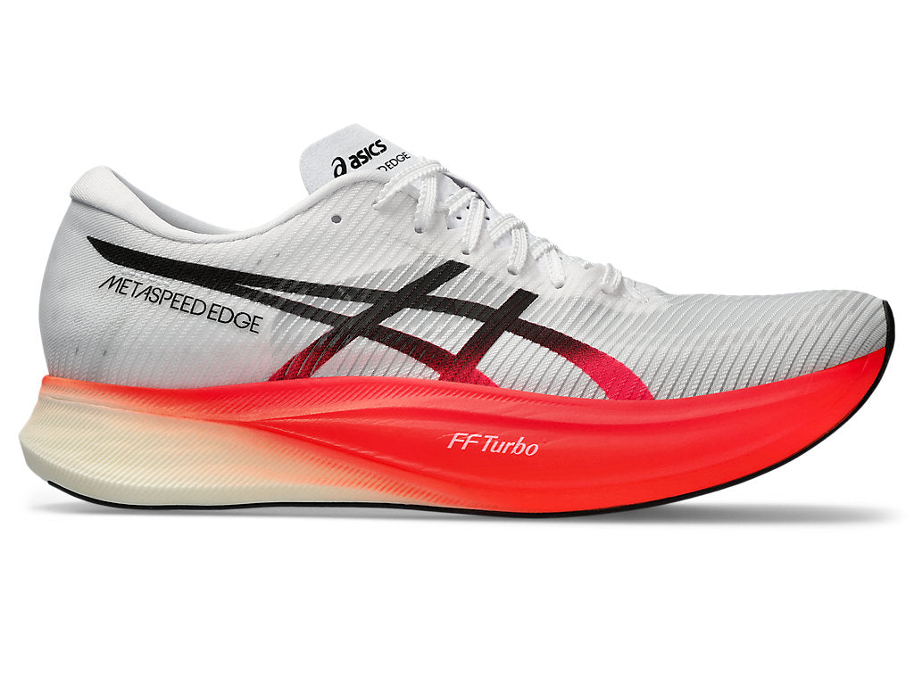 Men's Asics Metaspeed Edge+, White/Black, 10 D Medium