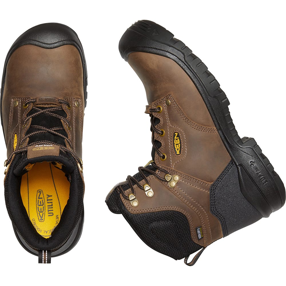 Men's Keen Independence Waterproof, Dark Earth/Black