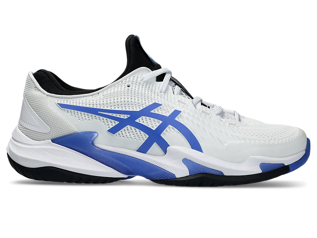 Men's Asics Court FlyteFoam 3, White/Sapphire, 12 D Medium