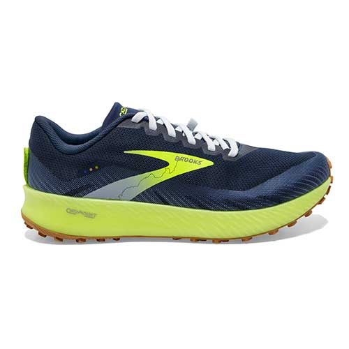 Brooks Men\'s‎ Athletic Shoes in Blue and Neon Yellow Brooks Glycerin v21 Running Shoes (Men main image 2