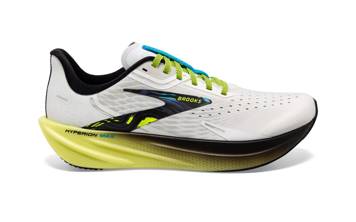 Men's Brooks Hyperion Max, White/Black/Nightlife, 10 D Medium