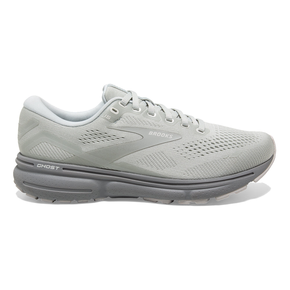 Men's Brooks Ghost 15, Illusion/White, 7.5 D Medium