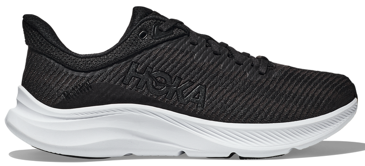 Men's Hoka Solimar, Black/White, 9 D Medium