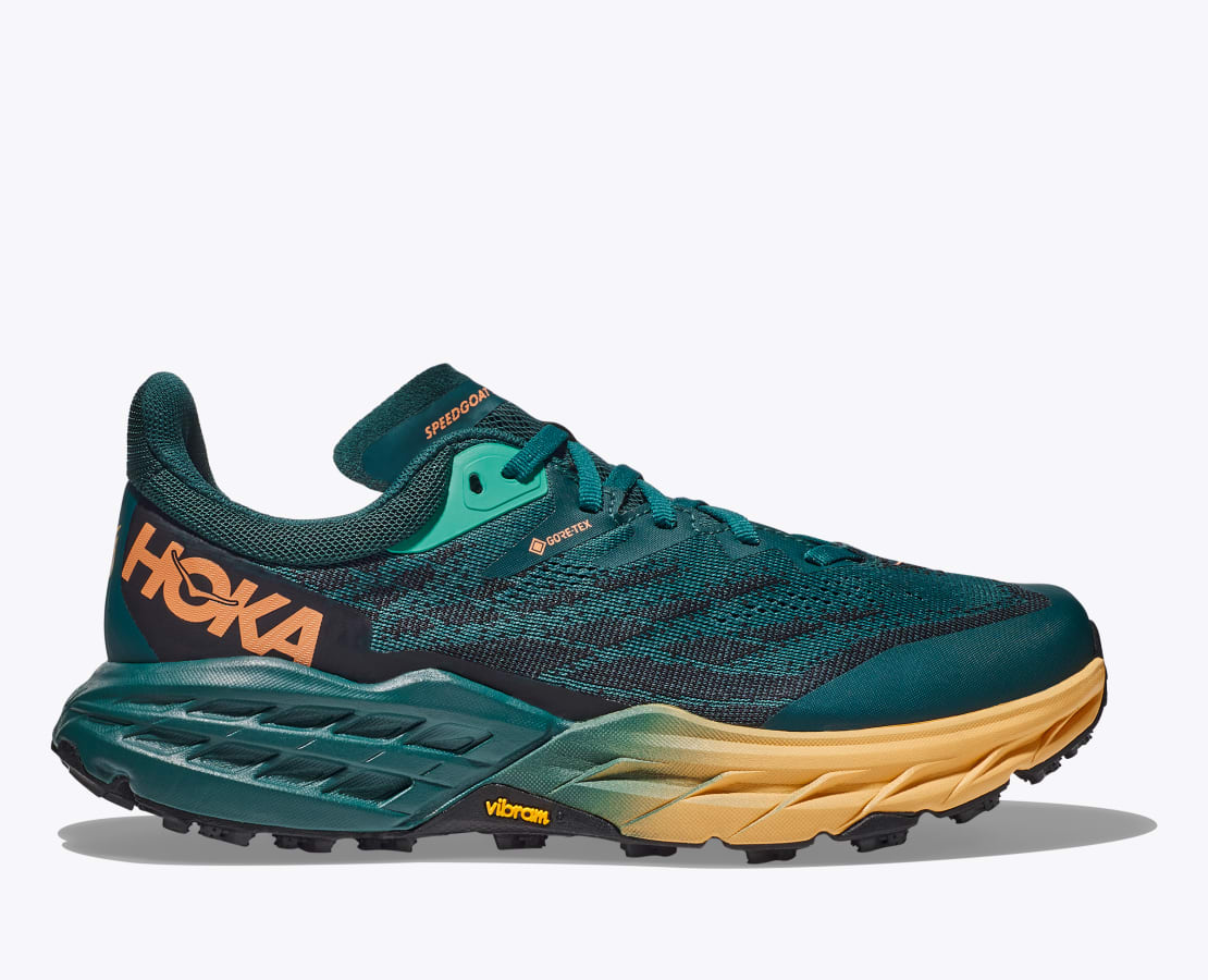 Women's Hoka Speedgoat 5 GTX, Deep Teal/Black, 11 B Medium