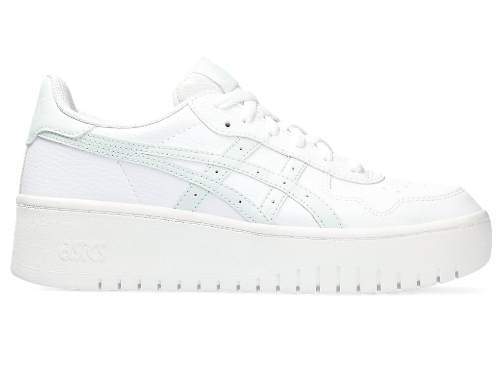 Women's Asics Japan S Pf, White/Pure Aqua, 10 B Medium