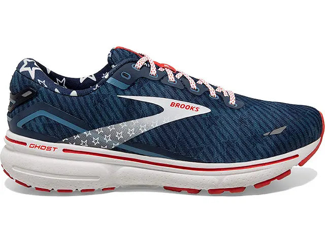 Women's Brooks Ghost 15, Titan/White/Peacoat, 11 B Medium