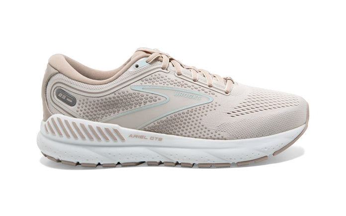 Women's Brooks Ariel GTS 23, Chateau Grey/White Sand, 11 D Wide