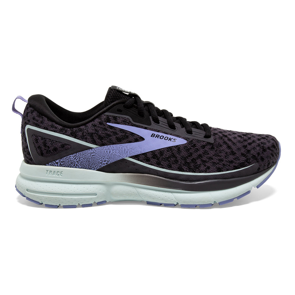Women's Brooks Trace 3, Blackened Pearl/Skylight/Iris, 11 B Medium