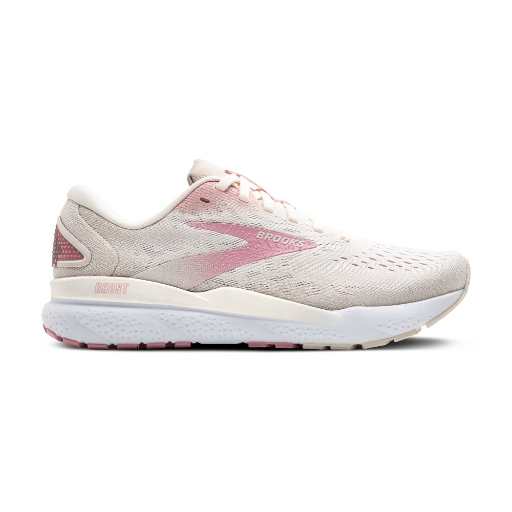 Women's Brooks Ghost 16, Coconut/Zephyr/White, 11.5 B Medium