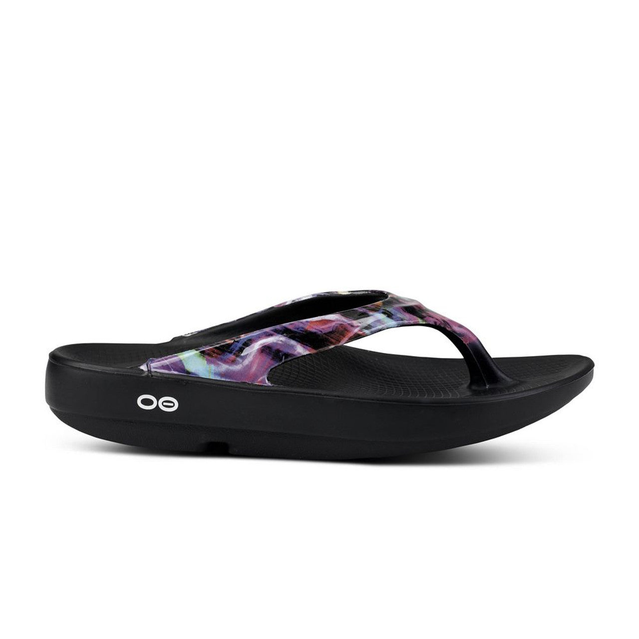 Women's OOFOS OOlala Sandal, Neon Rose, 11 B Medium