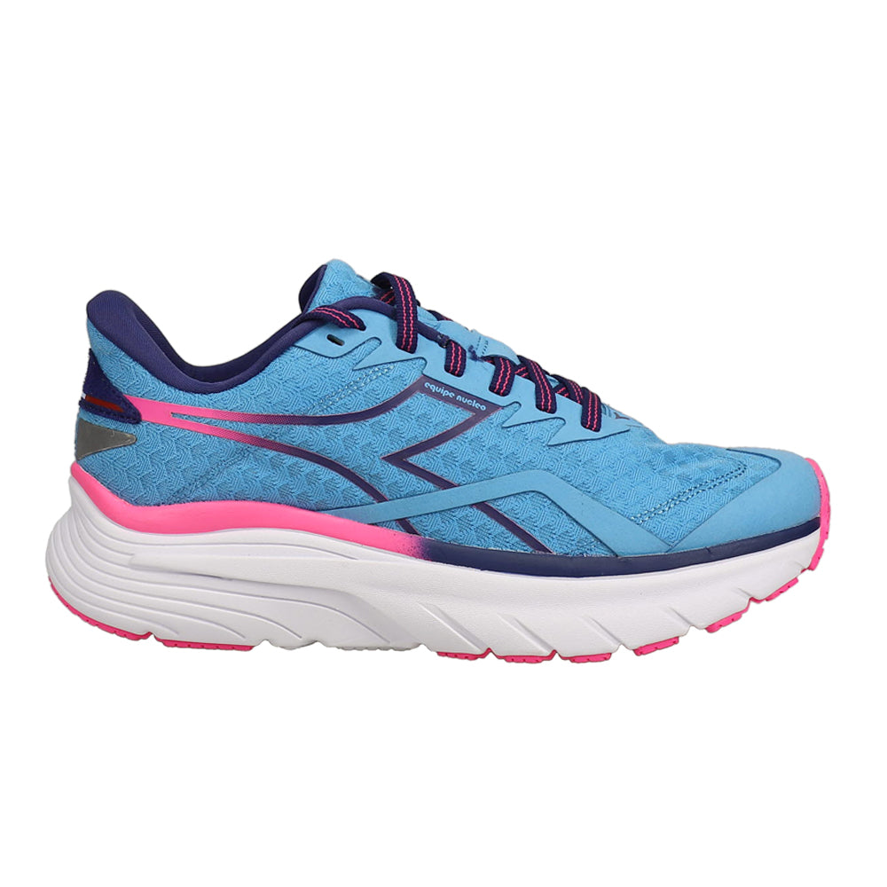 Women's Diadora Equipe Nucleo, Bonne Blue/Pink Fluo, 10.5 B Medium
