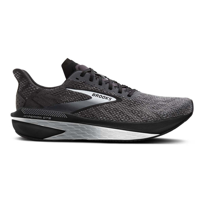 Men's Brooks Hyperion GTS 2, Black/Ebony/Primer Gray, 8.5 D Medium