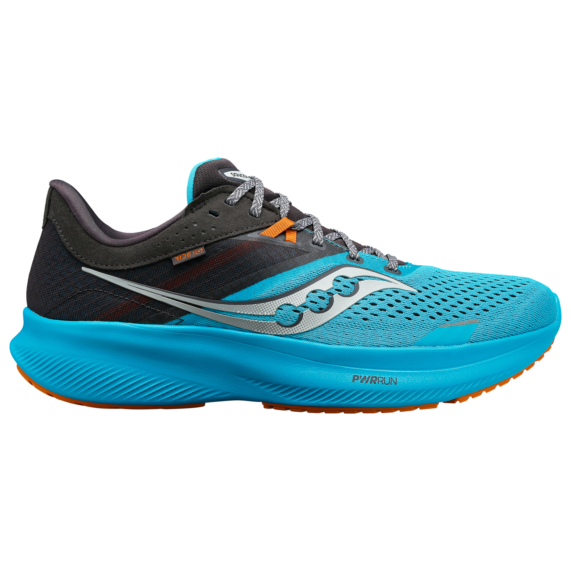 Women's Saucony Ride 16, Agave/Basalt, 12.5 B Medium