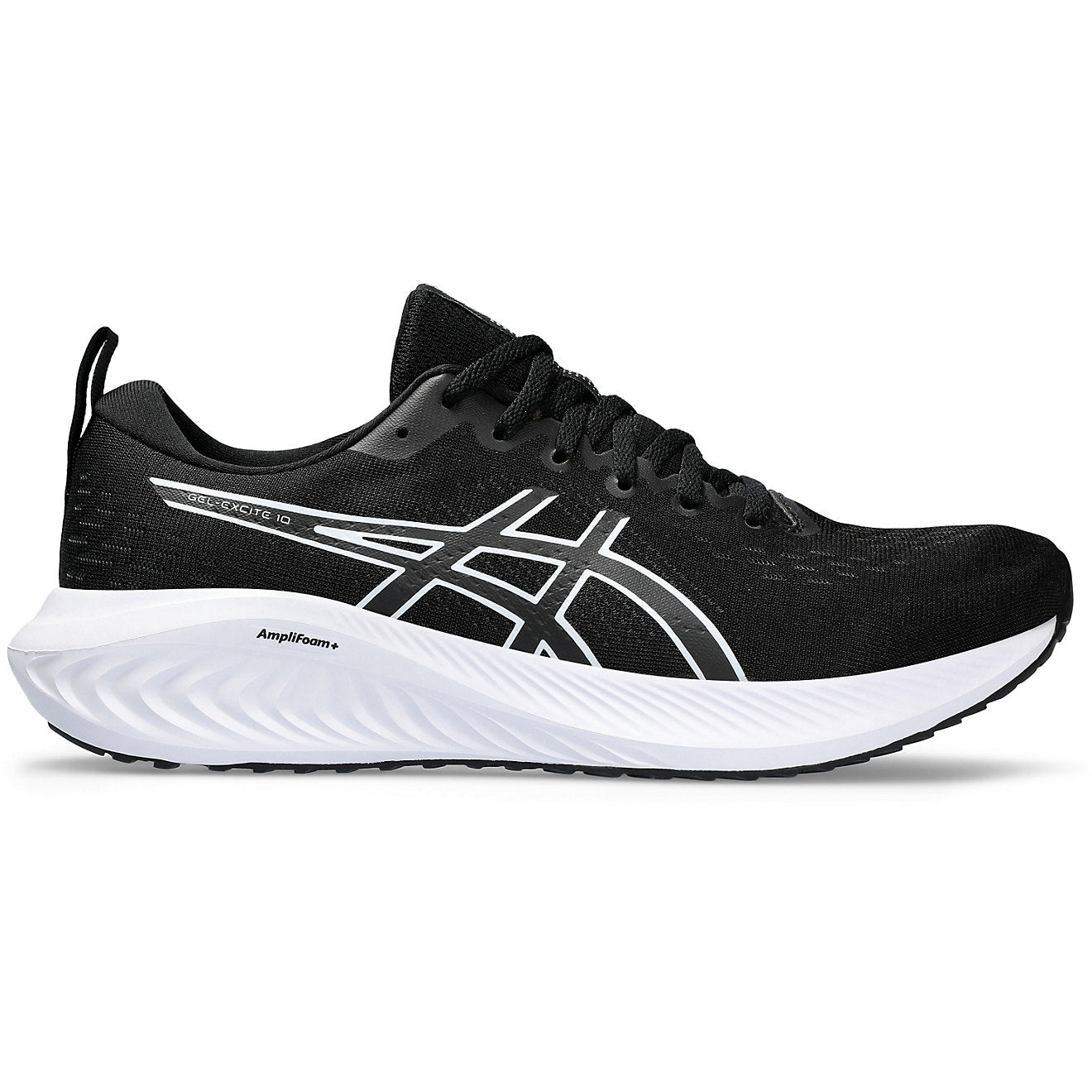 Men's Asics Gel-Excite 10, Black/White, 8.5 D Medium