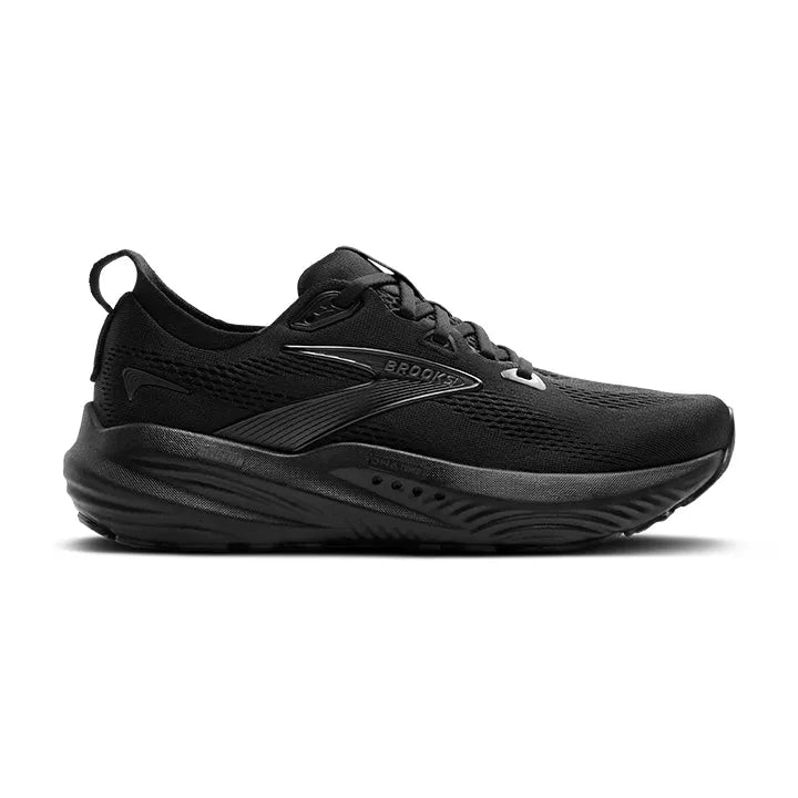 Women's Brooks Glycerin 22, Black/Black/Ebony, 7 B Medium