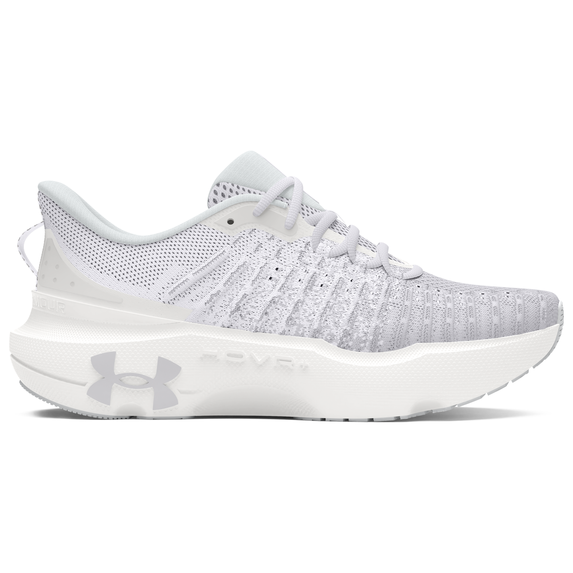 Men's Under Armour Infinite Elite, White/Grey, 9 D Medium