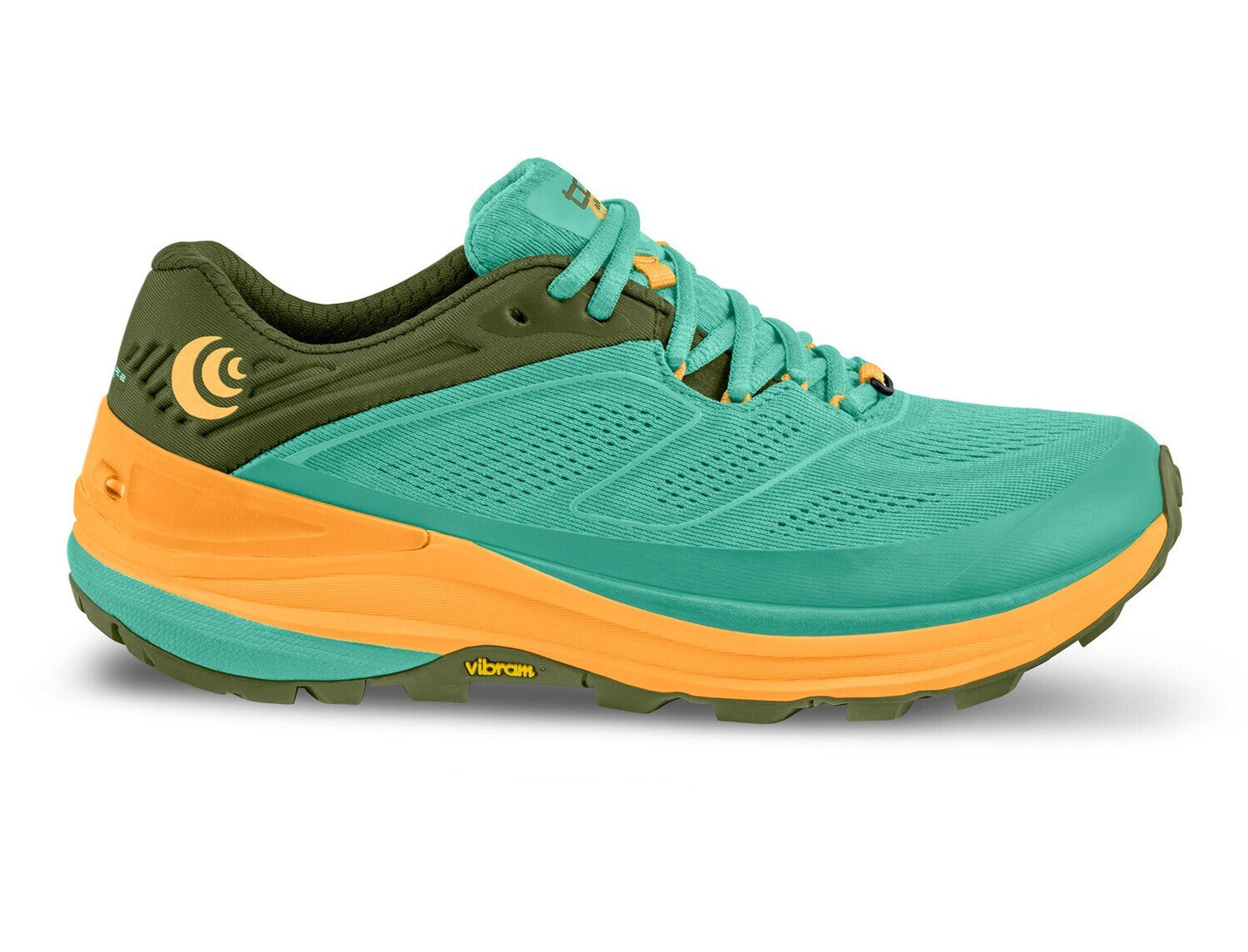 Women's Topo Athletic Ultraventure 2, Turquoise/Gold, 6.5 B Medium