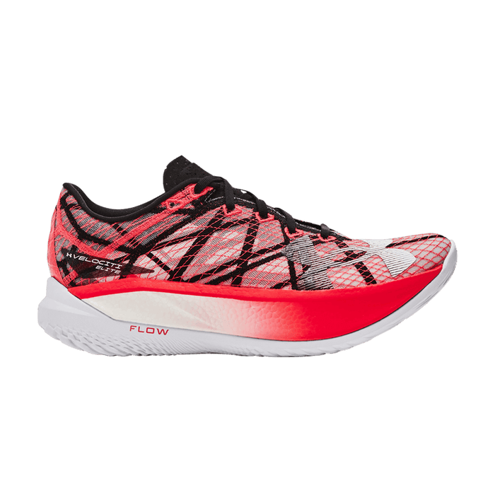 Women's Under Armour Velociti Elite 2, Black/White/Beta, 9 B Medium