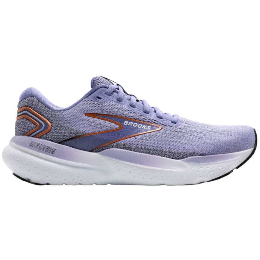 Women's Brooks Glycerin 21, Lavender/Black/Copper, 7 B Medium