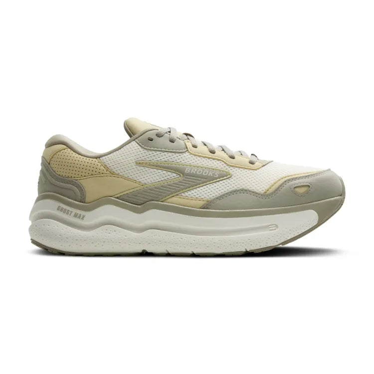 Men's Brooks Ghost Max SE, London Fog/Green Haze/Coconut, 11.5 D Medium