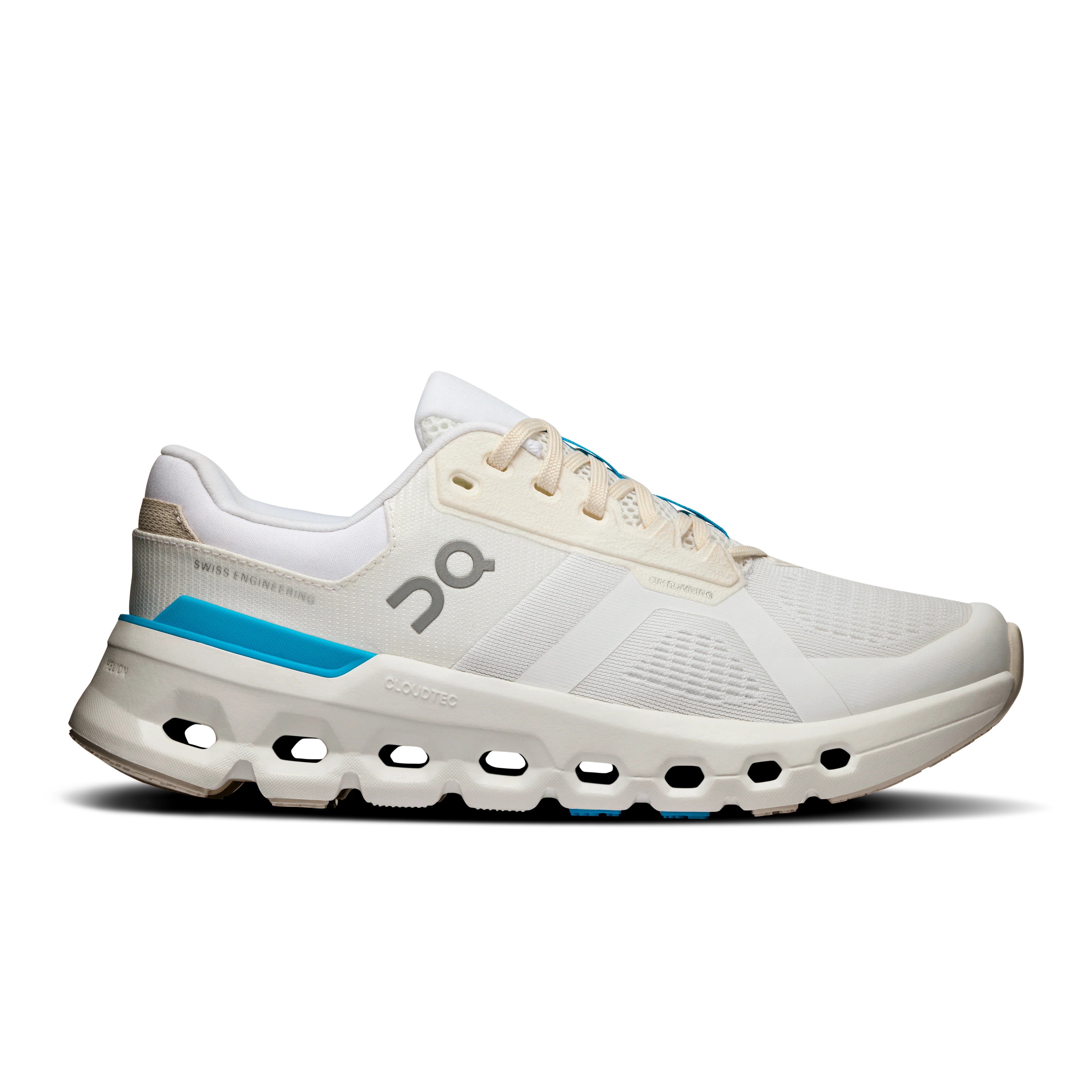 Women's On Cloudrunner 2, White/Horizon, 9 B Medium