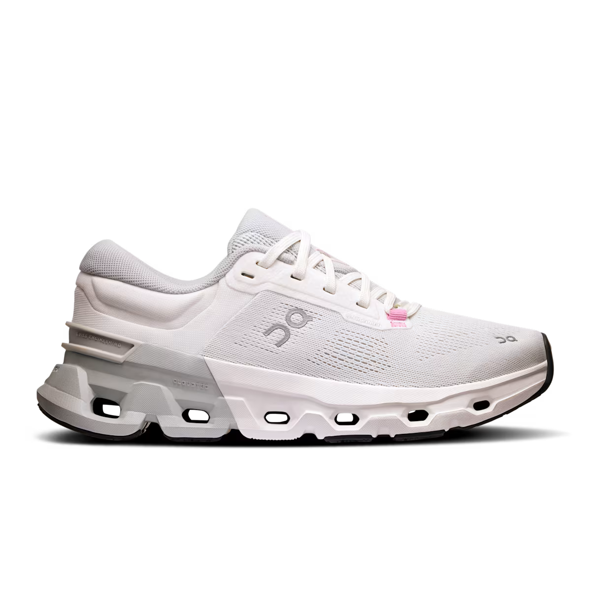 Women's On Cloudflyer 5, White/Glacier, 9.5 B Medium