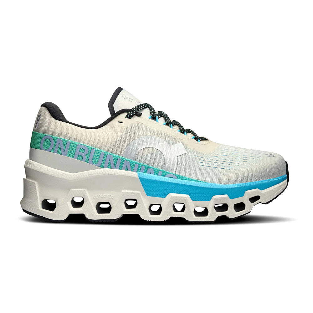 Women's On Cloudmonster 2, Cream/Horizon, 6.5 B Medium