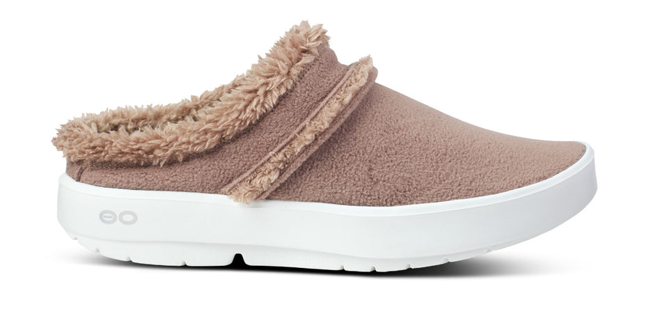 Women's OOFOS OOcoozie Mule, Chocolate, 6.5 B Medium