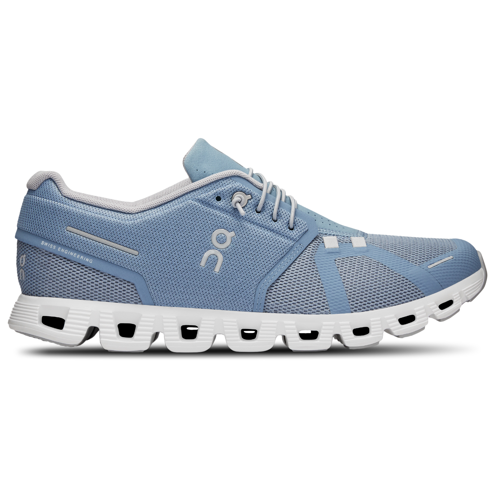 Men's On Cloud 5, Chambray/White, 9.5 D Medium