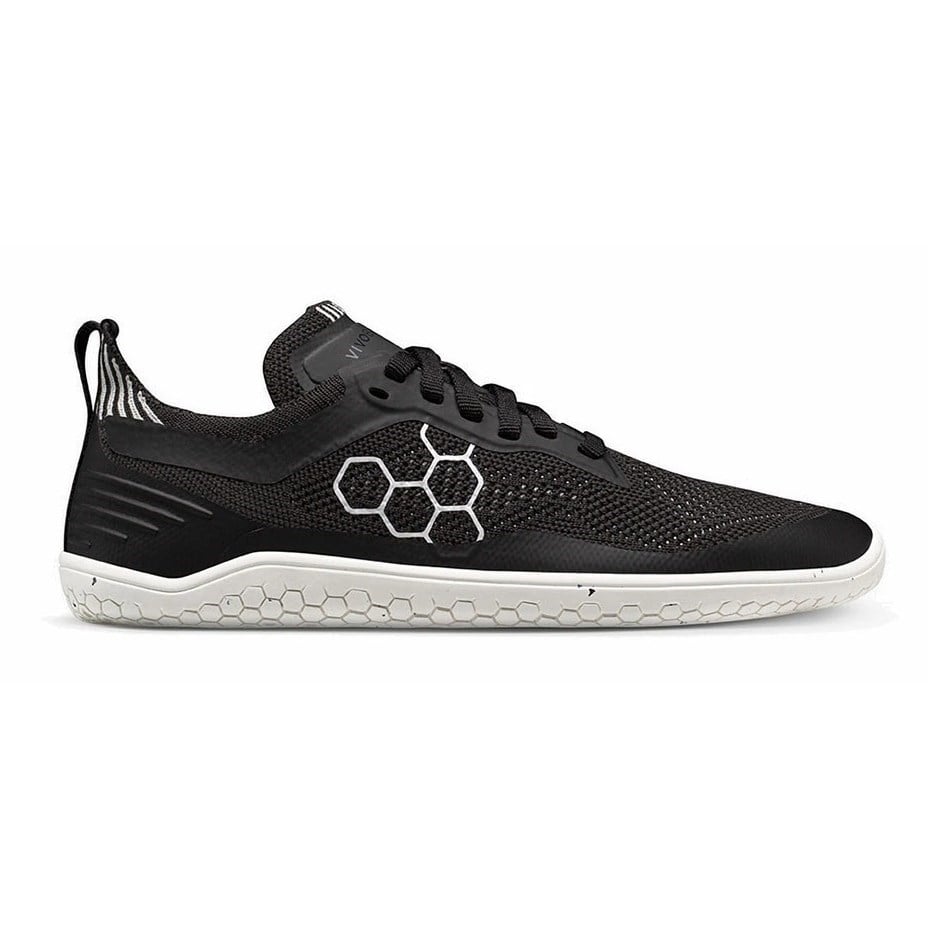 Women's Vivobarefoot Geo Racer Knit, Obsidian, 10 B Medium