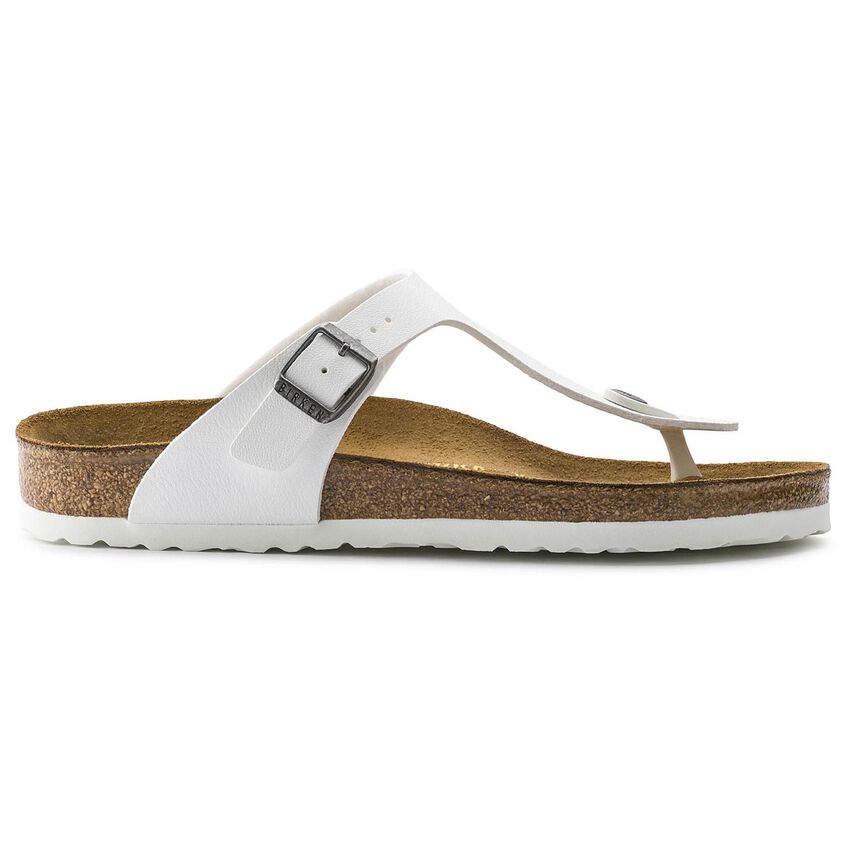 Women's Birkenstock Gizeh, White, 10 B Medium