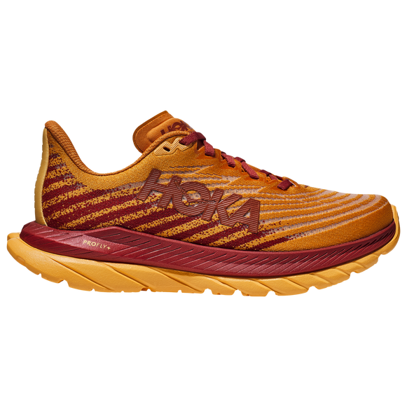 Men's Hoka Mach 5, Amber Haze/Rust, 10 D Medium