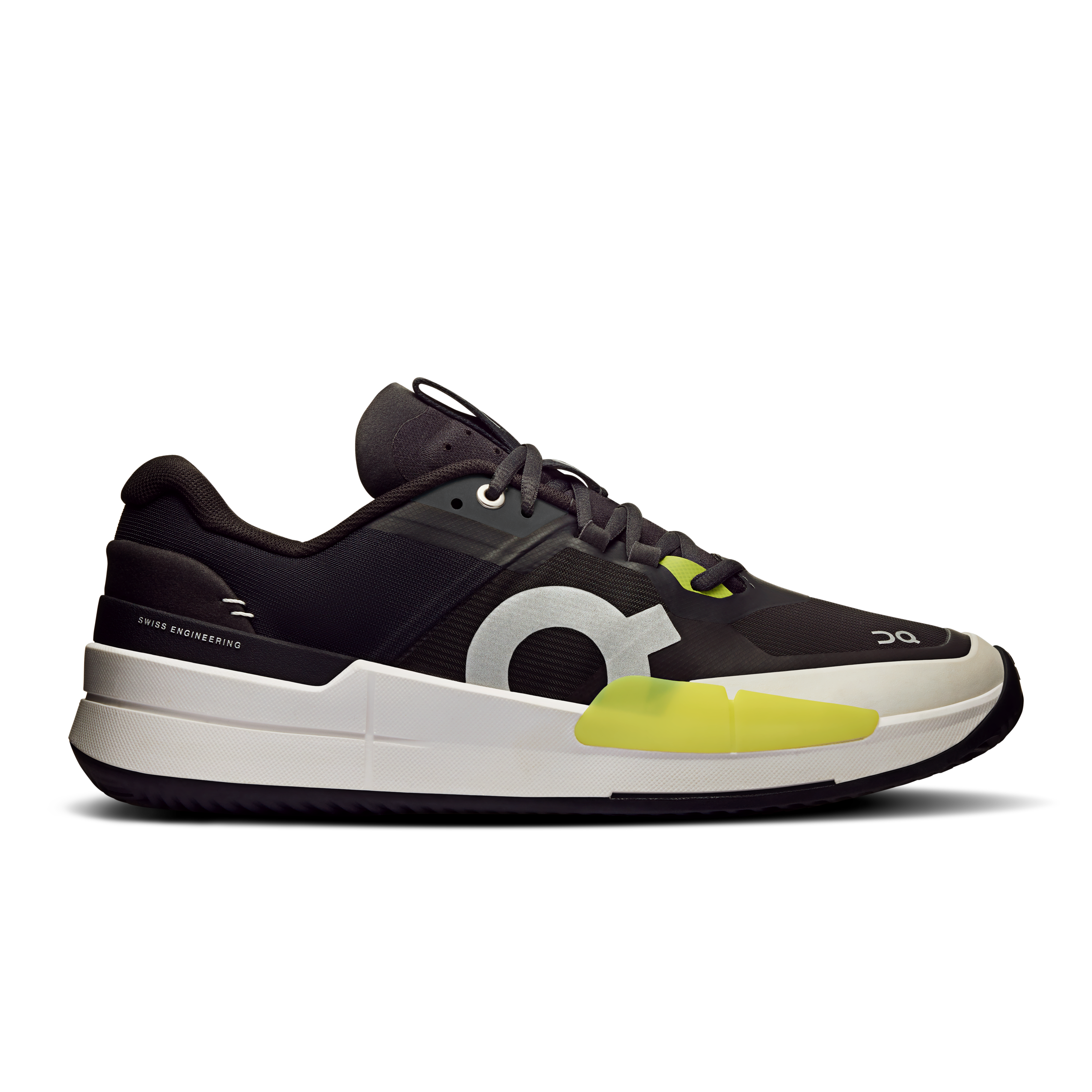 Men's On The Roger Pro 2 Clay, Black/Lime, 12.5 D Medium