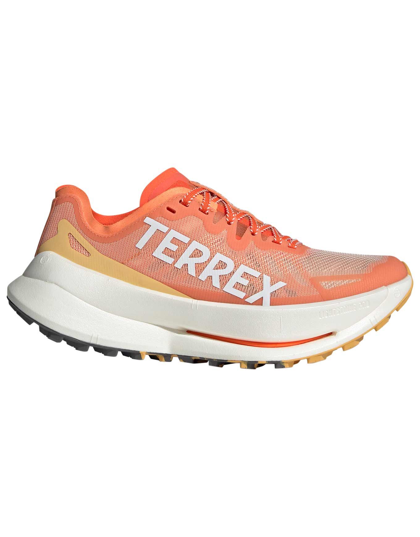 adidas Terrex Agravic Speed Ultra Trail Running Shoes - Women's - Amber Tint / White / Semi Spark