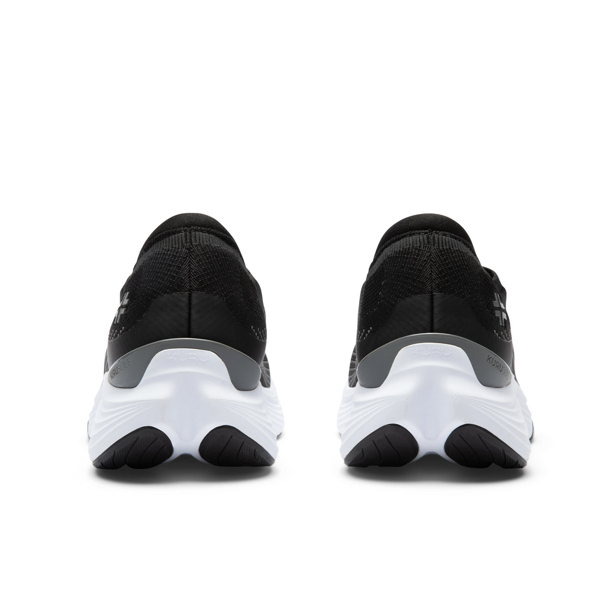 Men's KURU ATOM 2 Slip-On, Jet Black/Bright White