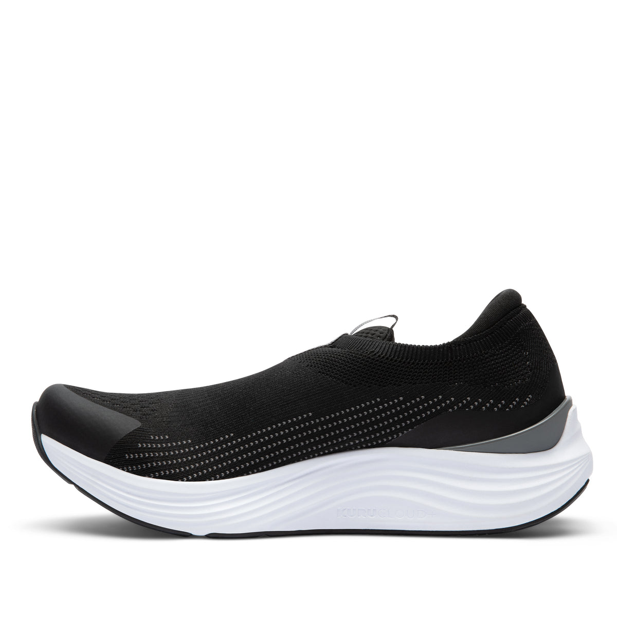 Men's KURU ATOM 2 Slip-On, Jet Black/Bright White