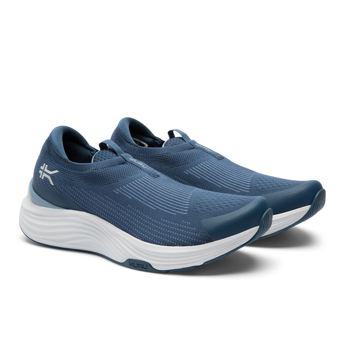 Men's KURU ATOM 2 Slip-On, Mountain Blue/Dove Gray