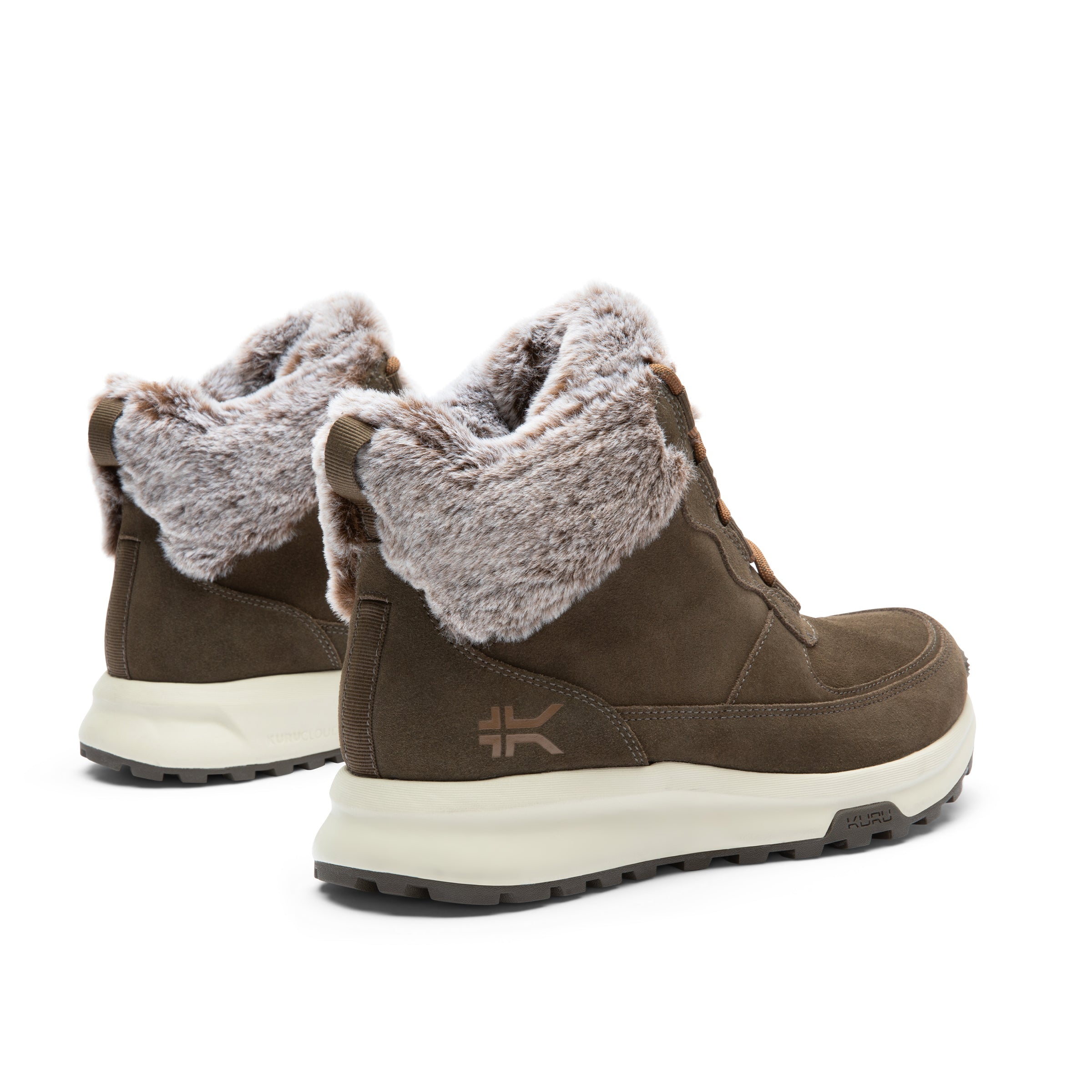 Women's KURU ATOM Lumi, Burnt Olive/Sand