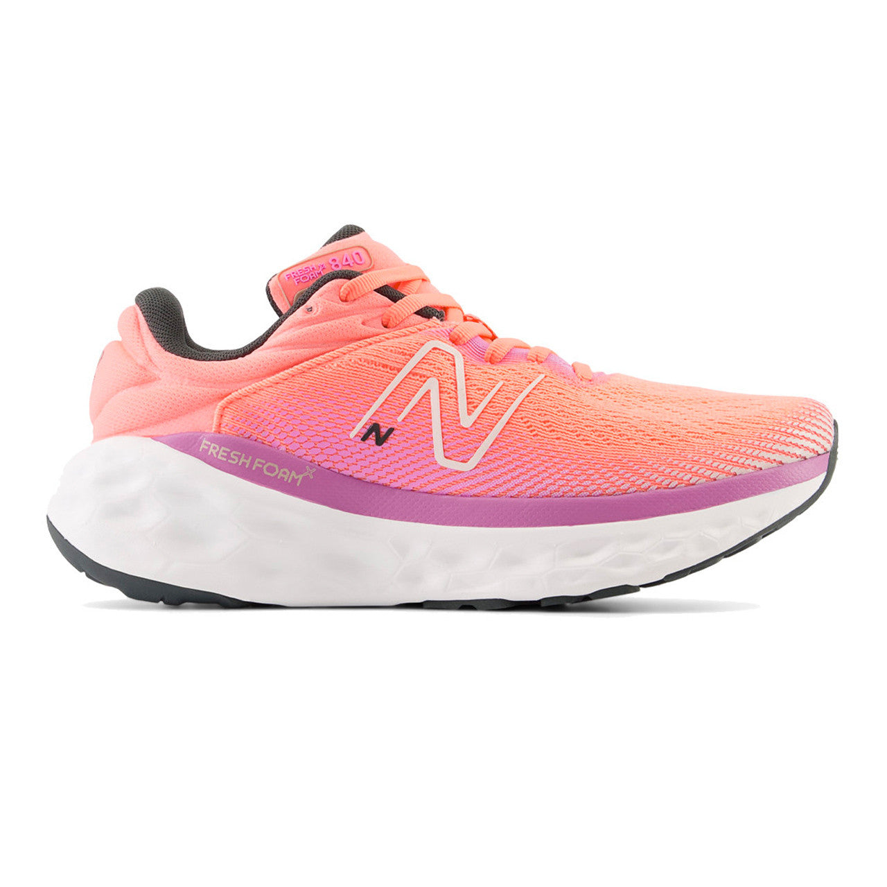 Women's New Balance Fresh Foam X 840v1, Grapefuit/Raspberry, 9 B Medium