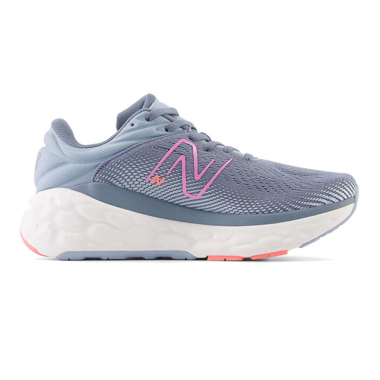 Women's New Balance Fresh Foam X 840v1, Artic Grey/Raspberry, 8 B Medium